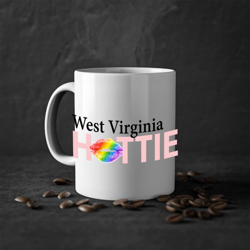 West Virginia Hottie with rainbow lips 48#- Hottie Collection-Mug / Coffee Cup