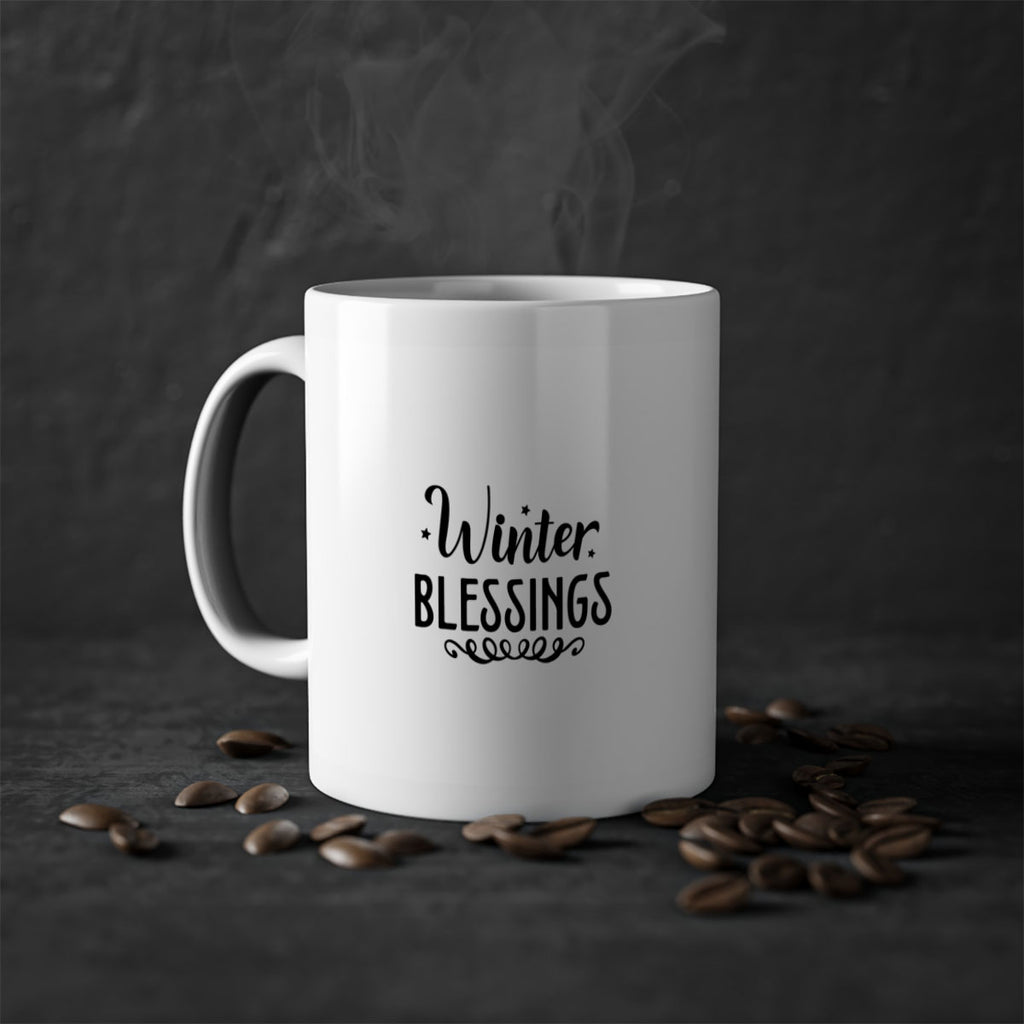 Winter Blessings 490#- winter-Mug / Coffee Cup