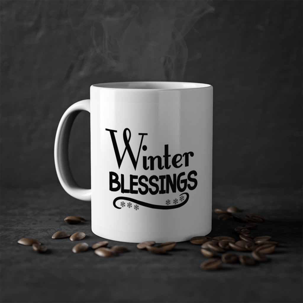 Winter Blessings 493#- winter-Mug / Coffee Cup