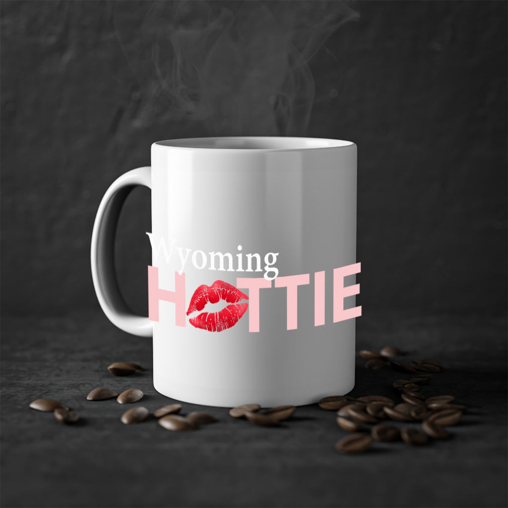 Wyoming Hottie With Red Lips 104#- Hottie Collection-Mug / Coffee Cup