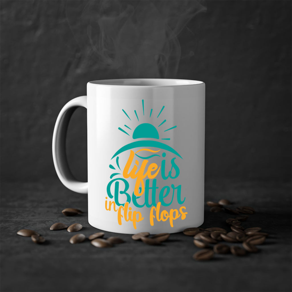 life is better in flip flops Style 89#- Summer-Mug / Coffee Cup