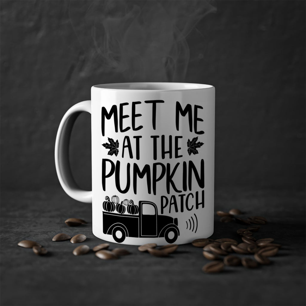 meet me at the pumpkin patch 423#- fall-Mug / Coffee Cup