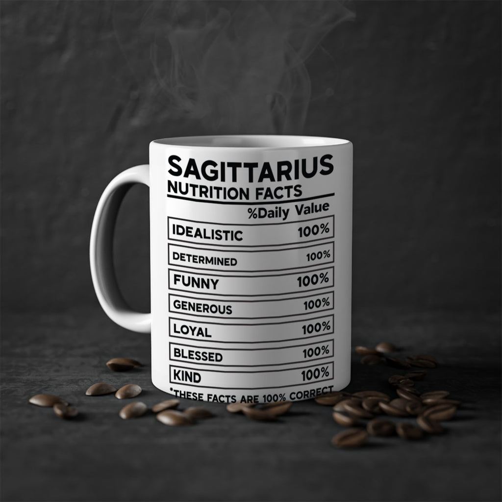 sagittarius Nutrition Facts 400#- zodiac-Mug / Coffee Cup