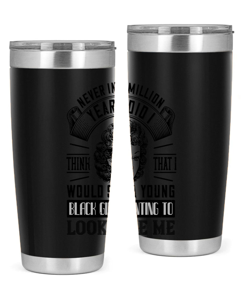 Never in a million years did I think that I would see a young black girl Style 19#- afro- Tumbler