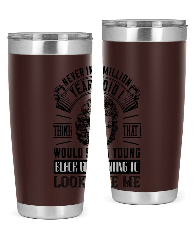 Never in a million years did I think that I would see a young black girl Style 19#- afro- Tumbler