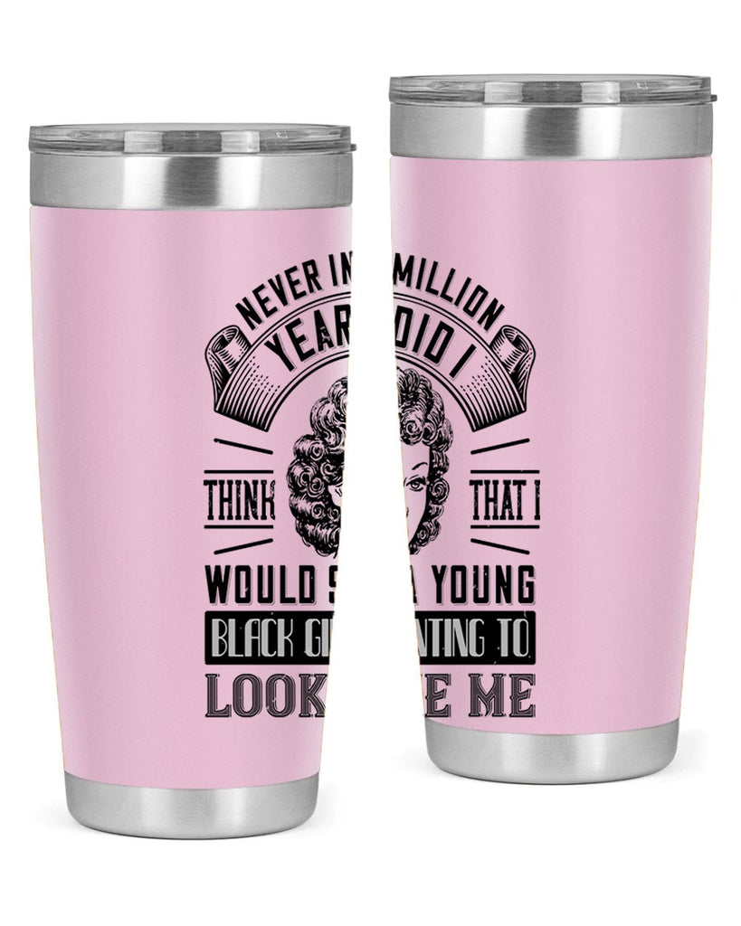 Never in a million years did I think that I would see a young black girl Style 19#- afro- Tumbler