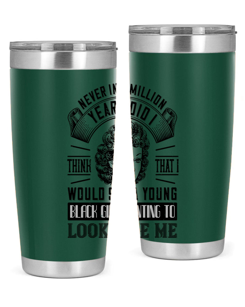 Never in a million years did I think that I would see a young black girl Style 19#- afro- Tumbler