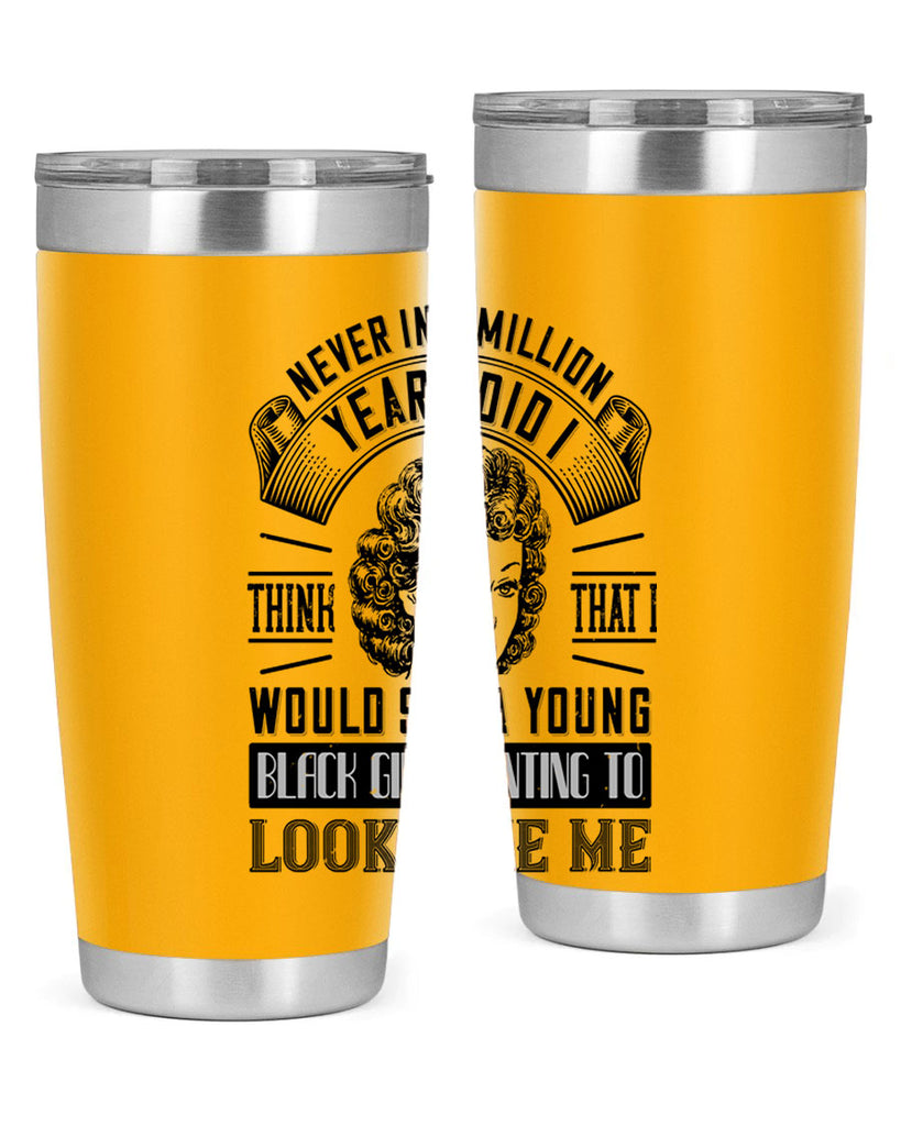 Never in a million years did I think that I would see a young black girl Style 19#- afro- Tumbler