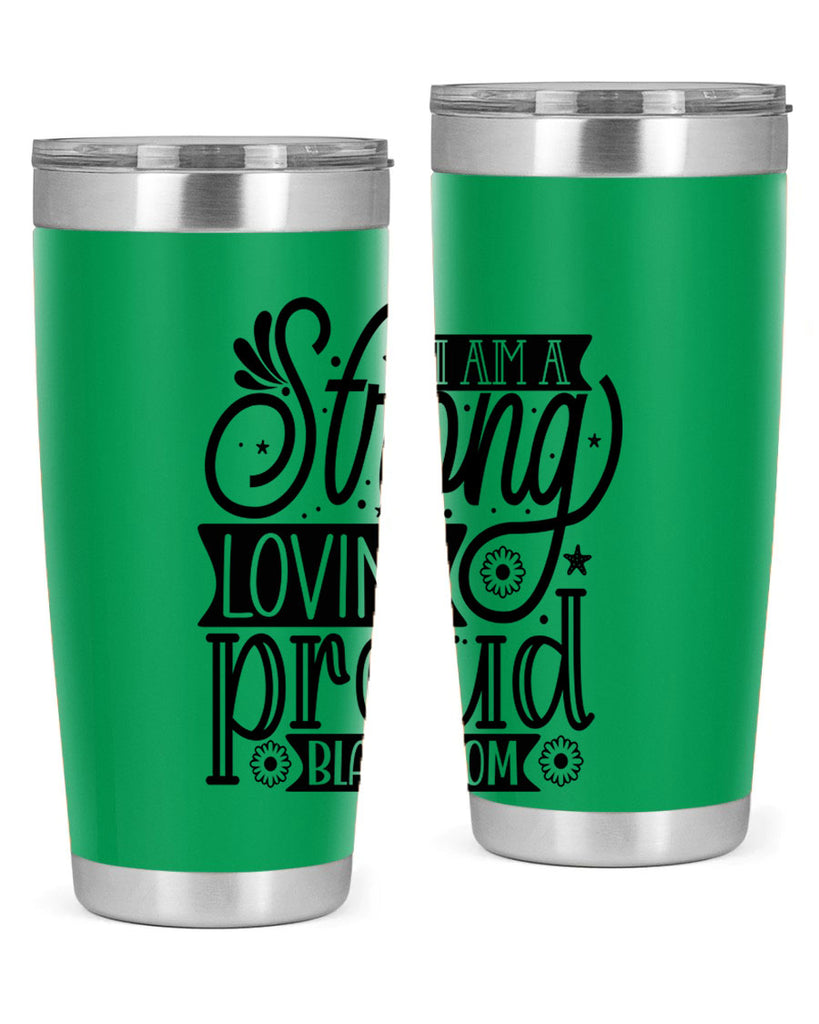 I am a strong loving proud black mom Style 35#- women-girls- Tumbler