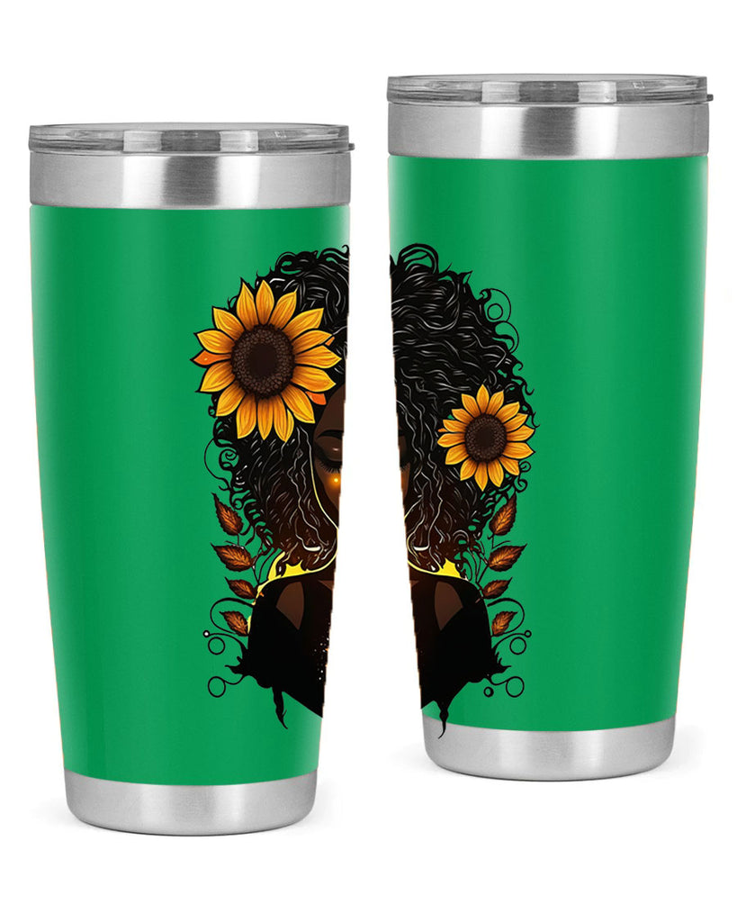 Sparkling Black Girl Design 13#- women-girls- Tumbler