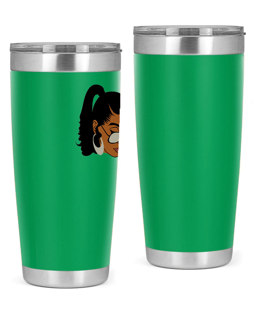 black afro 42#- women-girls- Tumbler