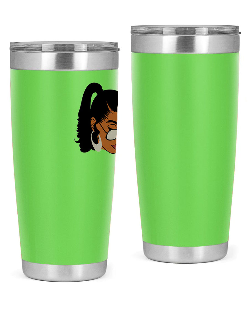 black afro 42#- women-girls- Tumbler