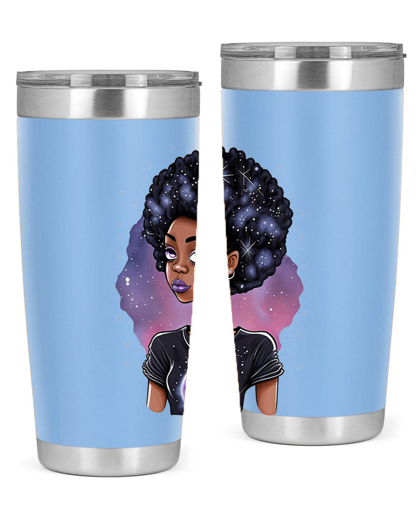 Sparkling Black Girl Design 11#- women-girls- Tumbler