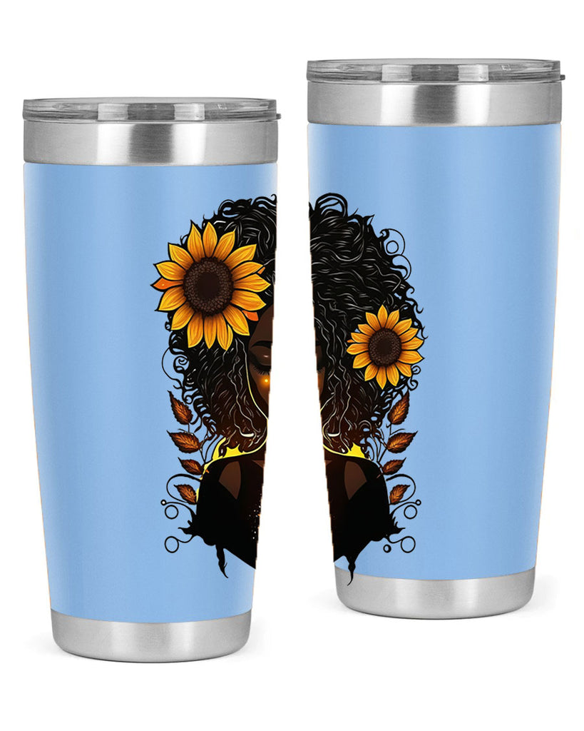 Sparkling Black Girl Design 13#- women-girls- Tumbler