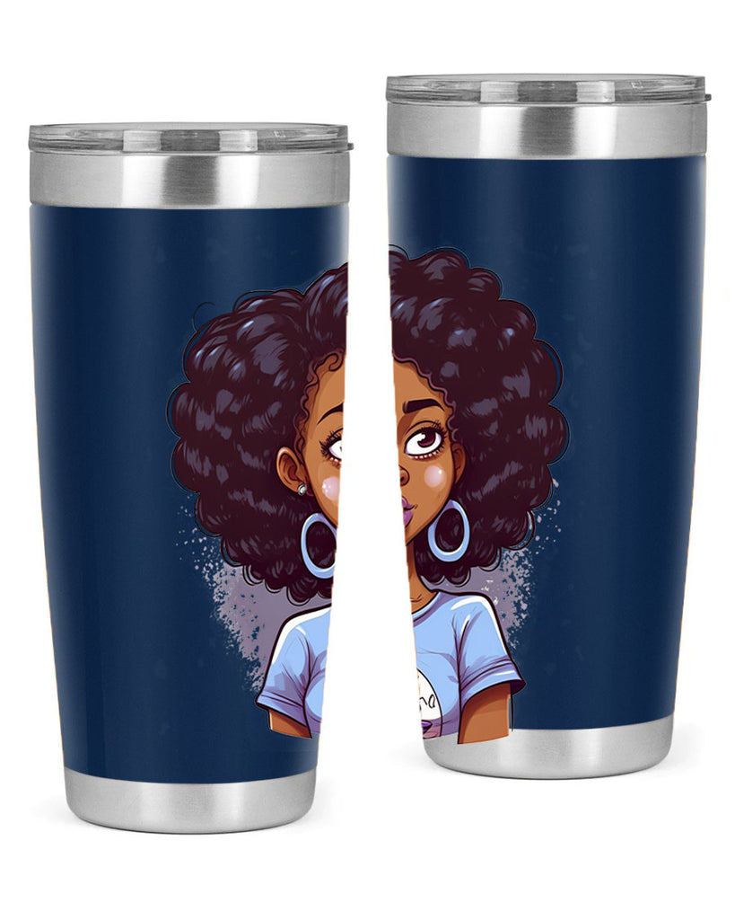 Sparkling Black Girl Design 20#- women-girls- Tumbler