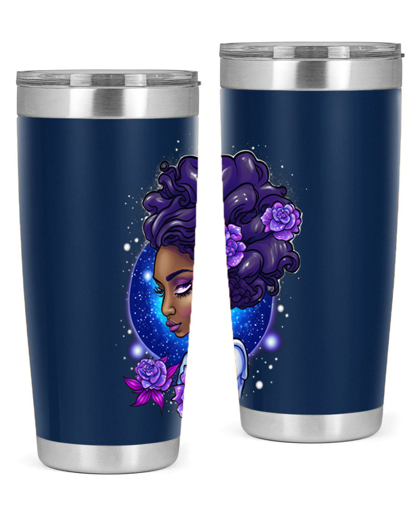 Sparkling Black Girl Design 7#- women-girls- Tumbler