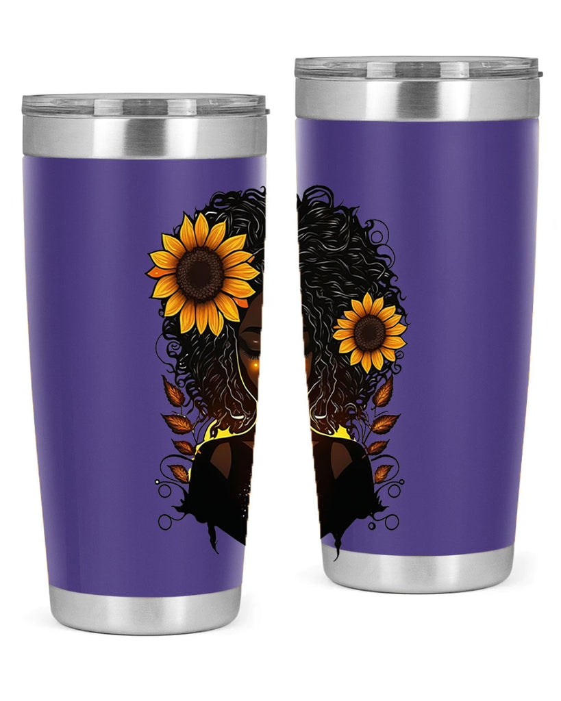 Sparkling Black Girl Design 13#- women-girls- Tumbler