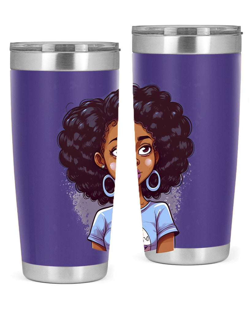 Sparkling Black Girl Design 20#- women-girls- Tumbler