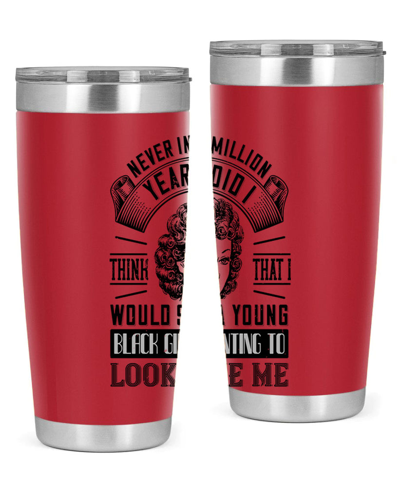 Never in a million years did I think that I would see a young black girl Style 19#- afro- Tumbler