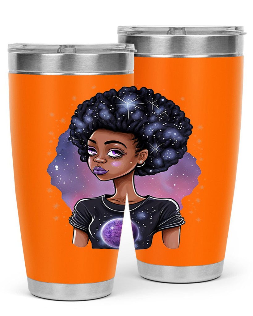 Sparkling Black Girl Design 11#- women-girls- Tumbler