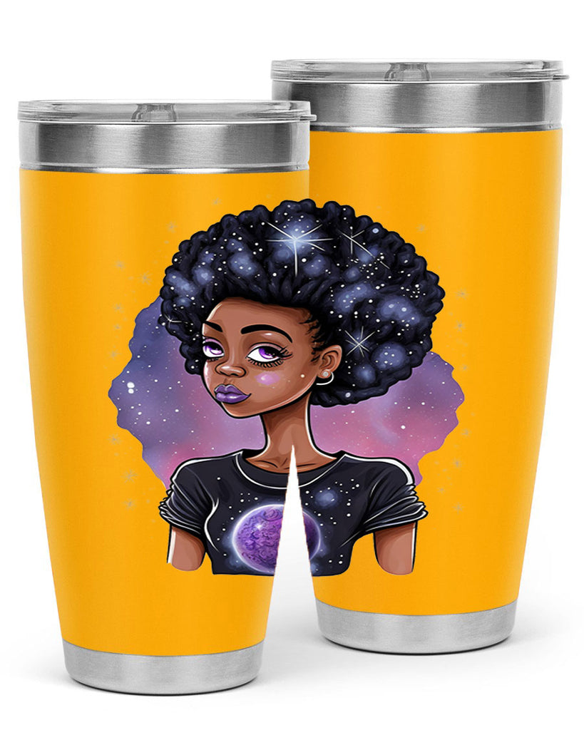 Sparkling Black Girl Design 11#- women-girls- Tumbler