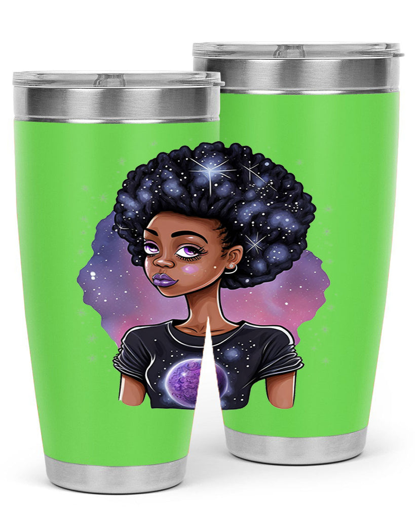 Sparkling Black Girl Design 11#- women-girls- Tumbler