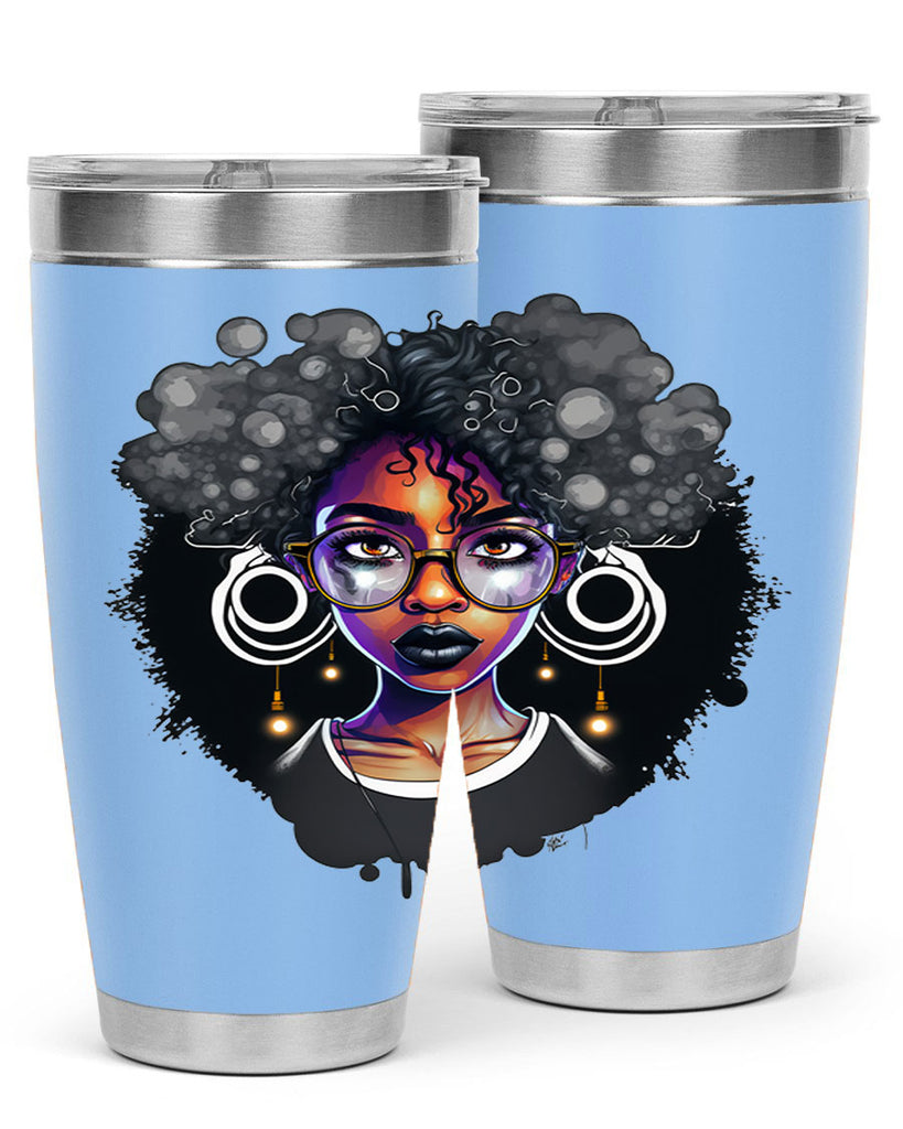 Sparkling Black Girl Design 10#- women-girls- Tumbler