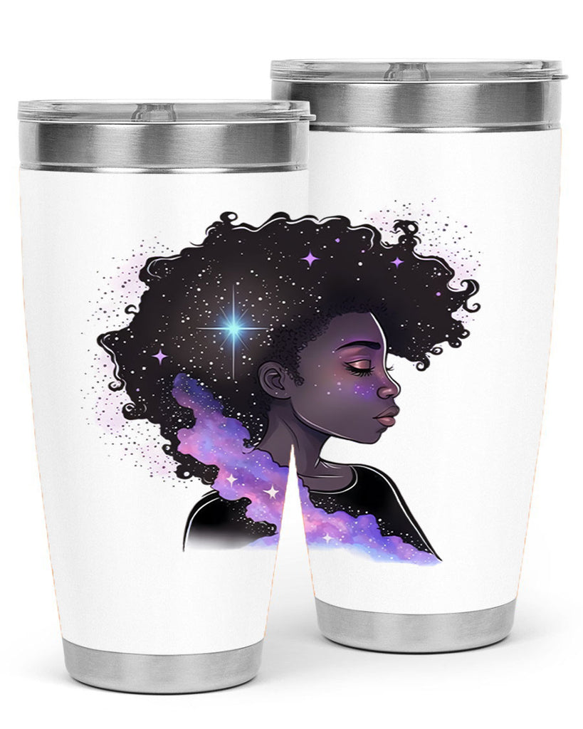 Sparkling Black Girl Design 4#- women-girls- Tumbler