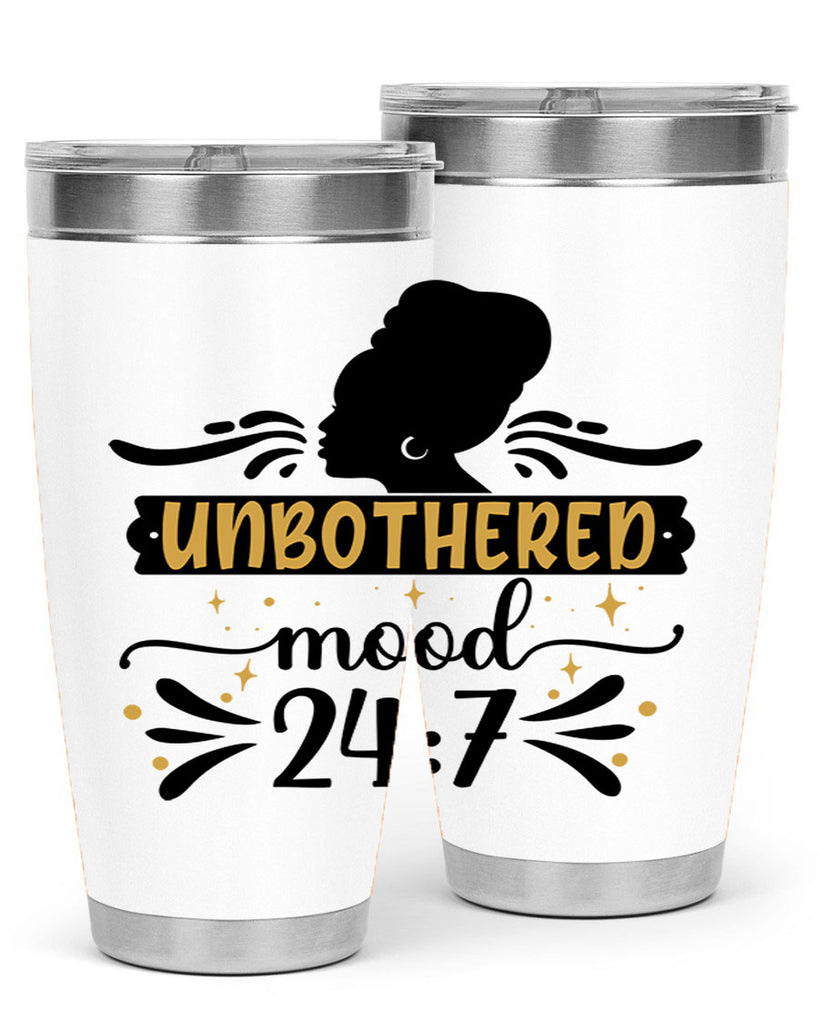 Unbothered mood Style 2#- women-girls- Tumbler