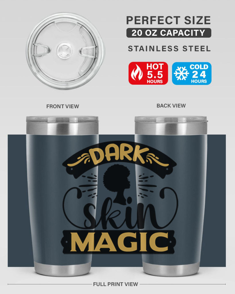 Dark skin magic Style 42#- women-girls- Tumbler
