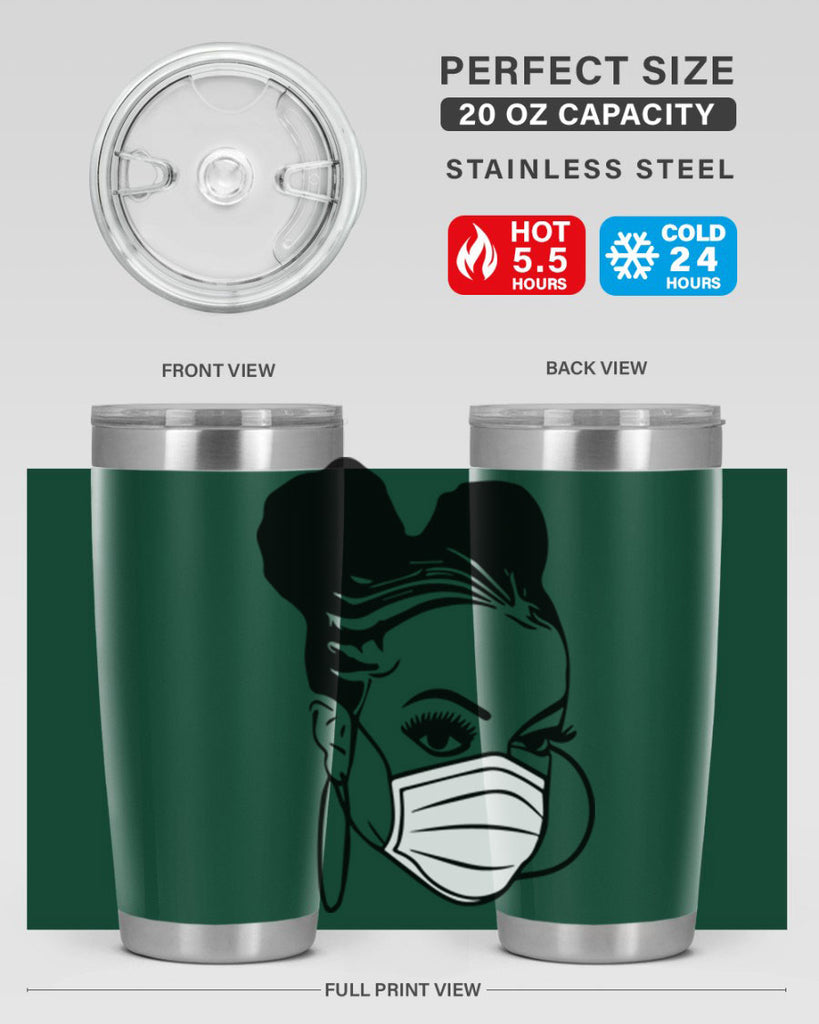 black nurse 6#- women-girls- Tumbler