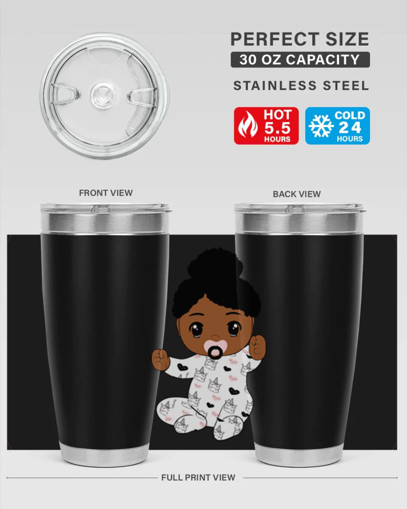 Black baby style 5#- women-girls- Tumbler