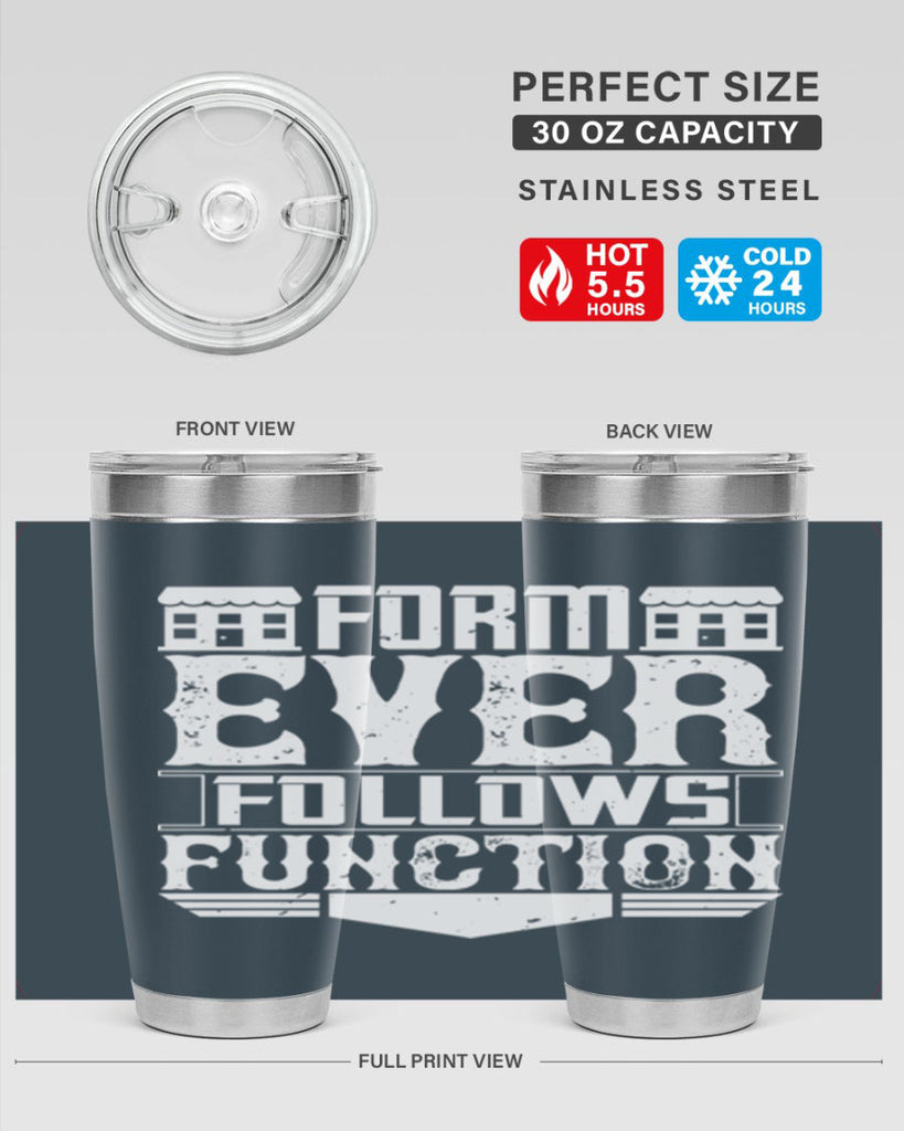 Form ever follows function Style 42#- architect- tumbler