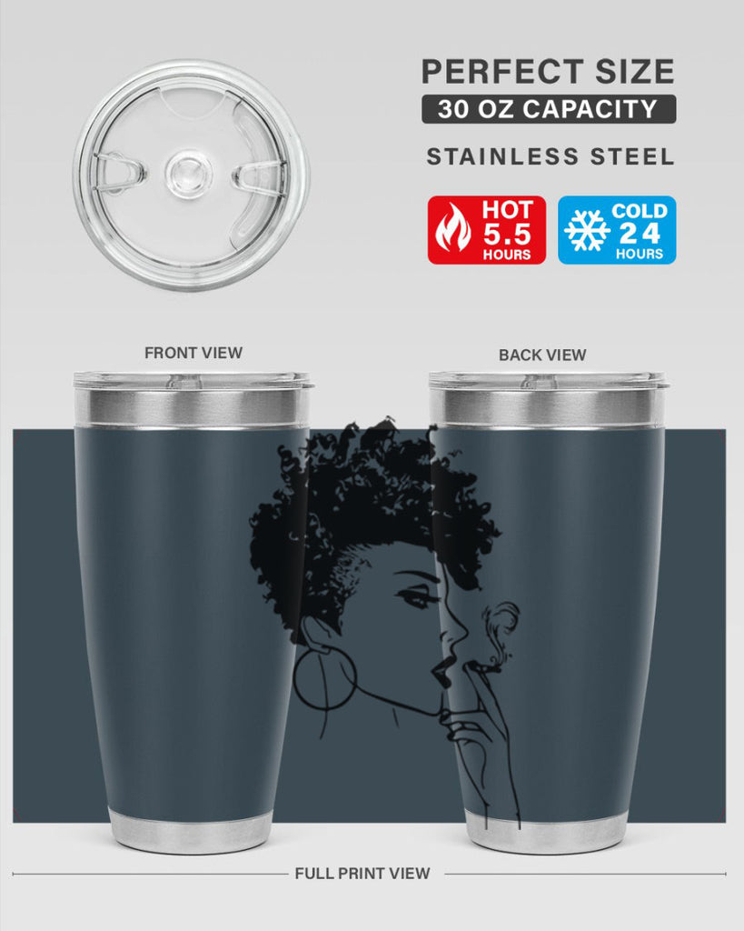 black women - queen 8#- women-girls- Tumbler