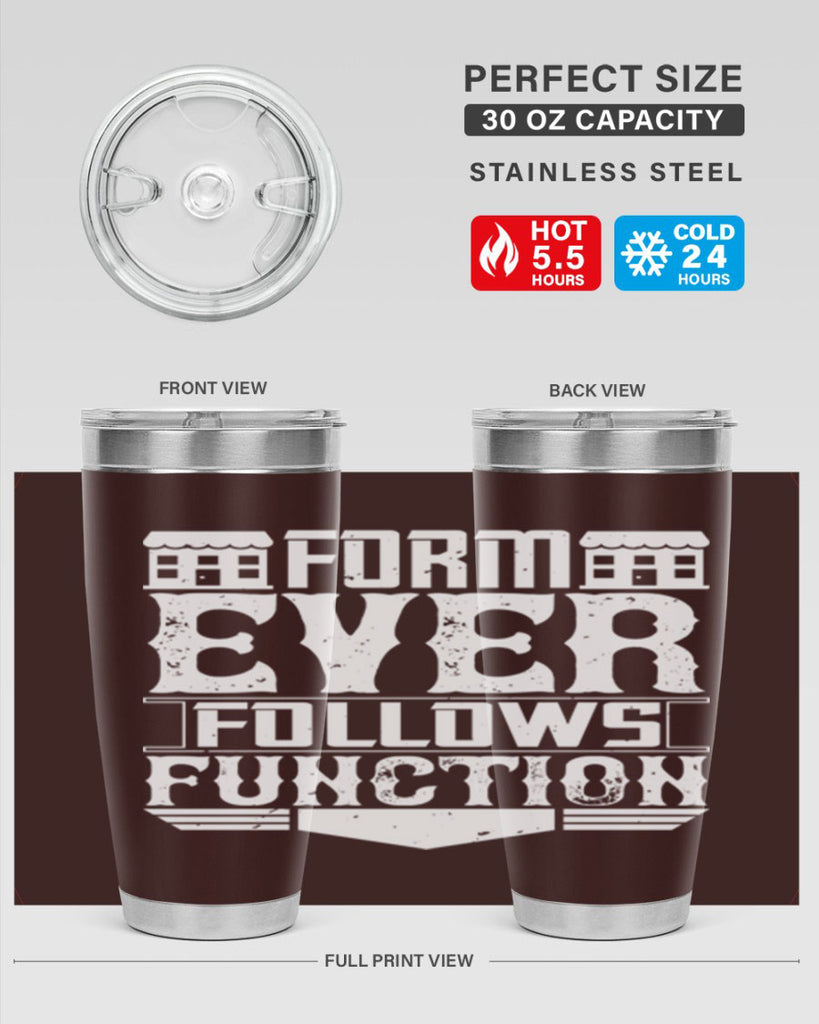 Form ever follows function Style 42#- architect- tumbler