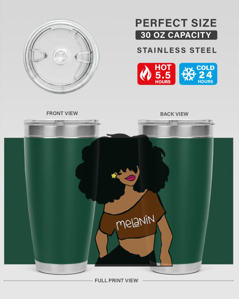 black girl melanin 18#- women-girls- Tumbler