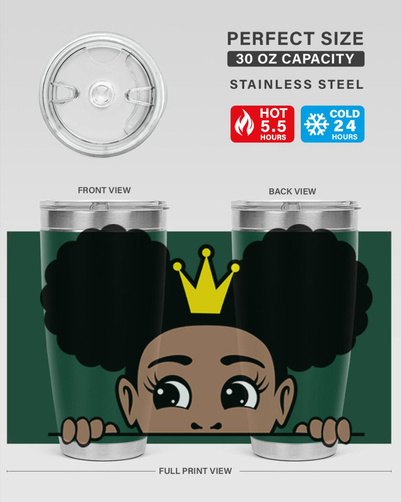 crown afro puffs 51#- women-girls- Tumbler