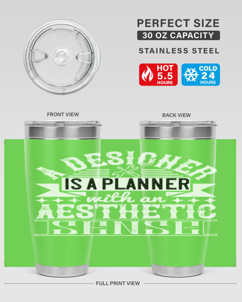 A designer is a planner with an aesthetic sense Style 28#- architect- tumbler