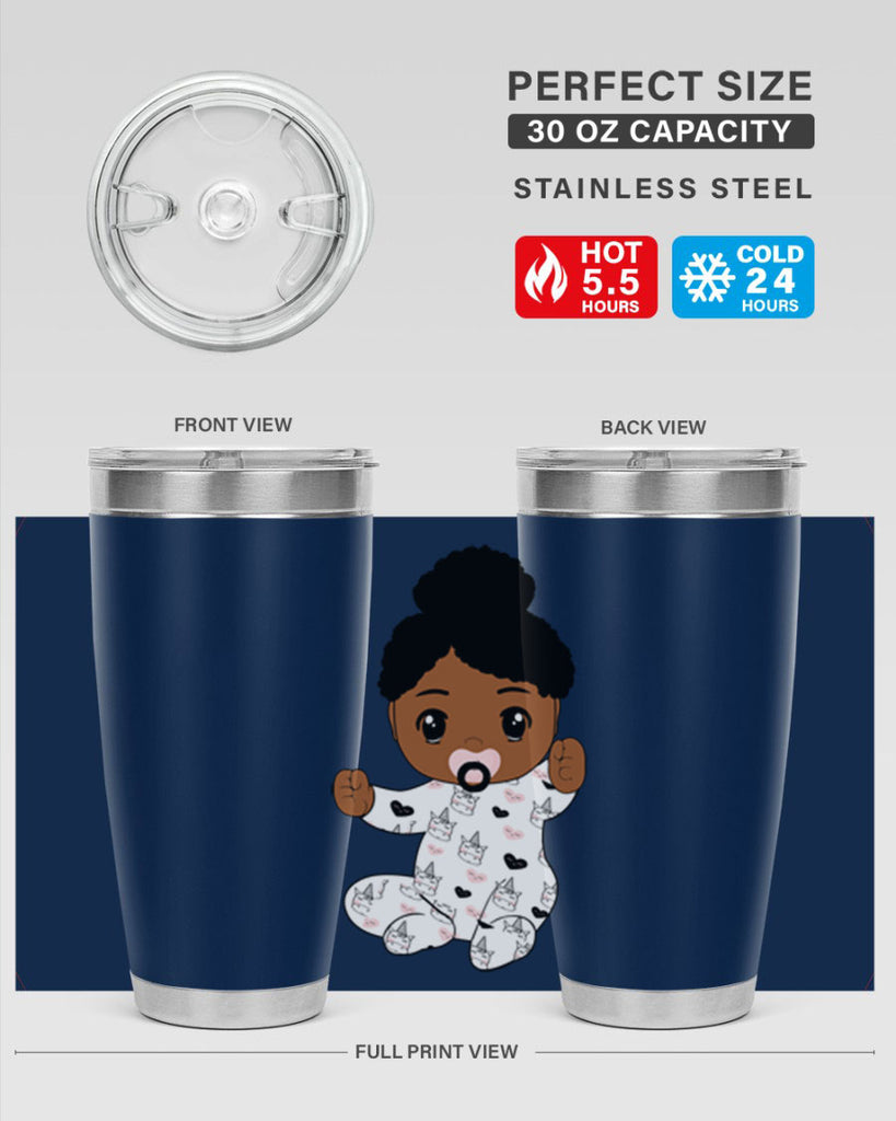 Black baby style 5#- women-girls- Tumbler
