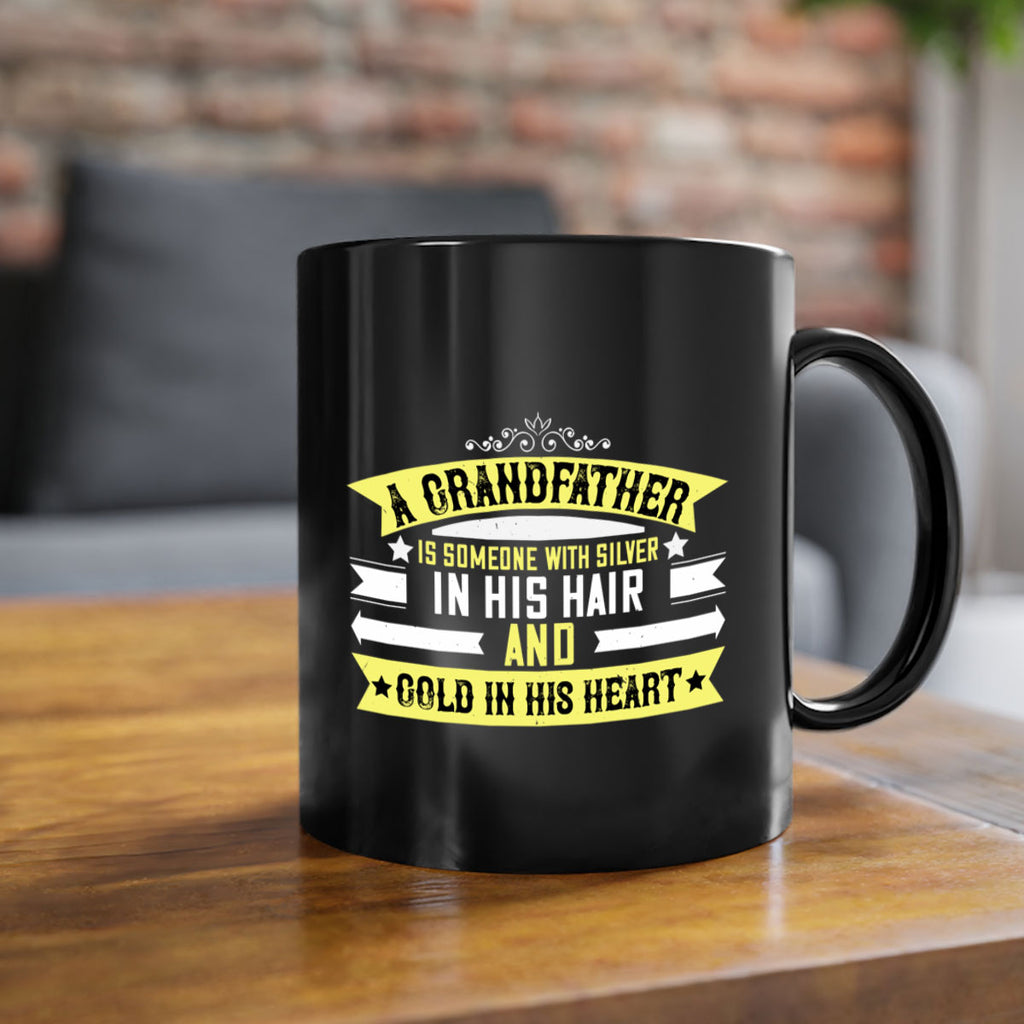 A grandfather is someone with silver 88#- grandpa-Mug / Coffee Cup