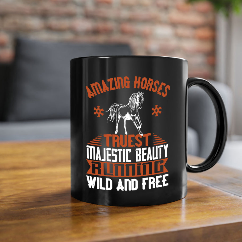 Amazing horses Truest Majestic Beauty Running wild and free Style 23#- horse-Mug / Coffee Cup