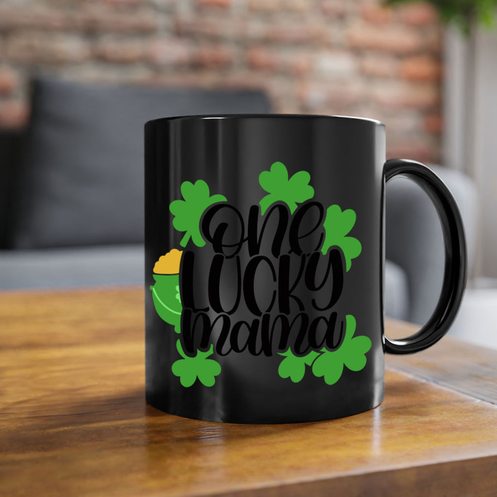 One Lucky Mama Style 42#- St Patricks Day-Mug / Coffee Cup
