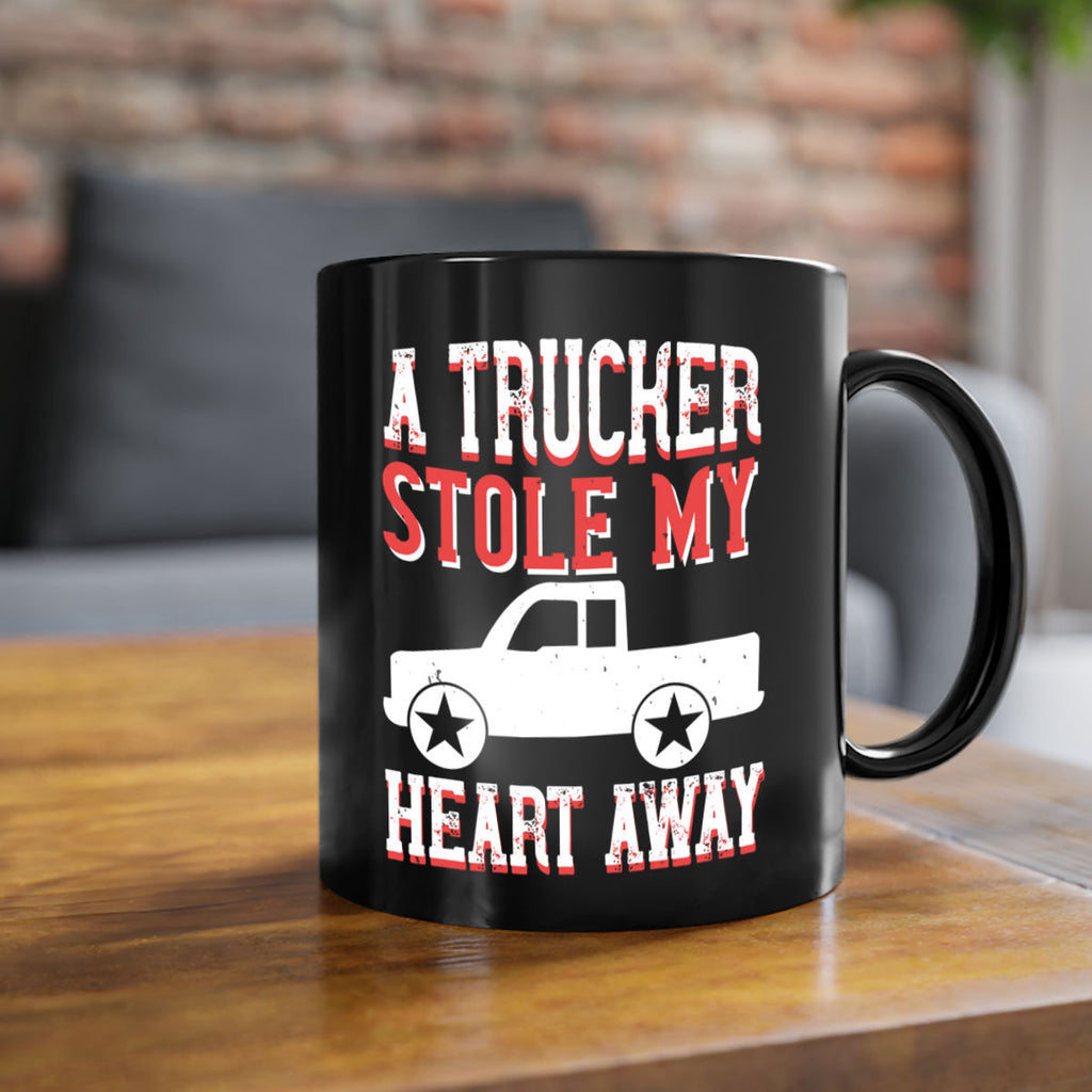 a trucker stole my heart away Style 39#- truck driver-Mug / Coffee Cup
