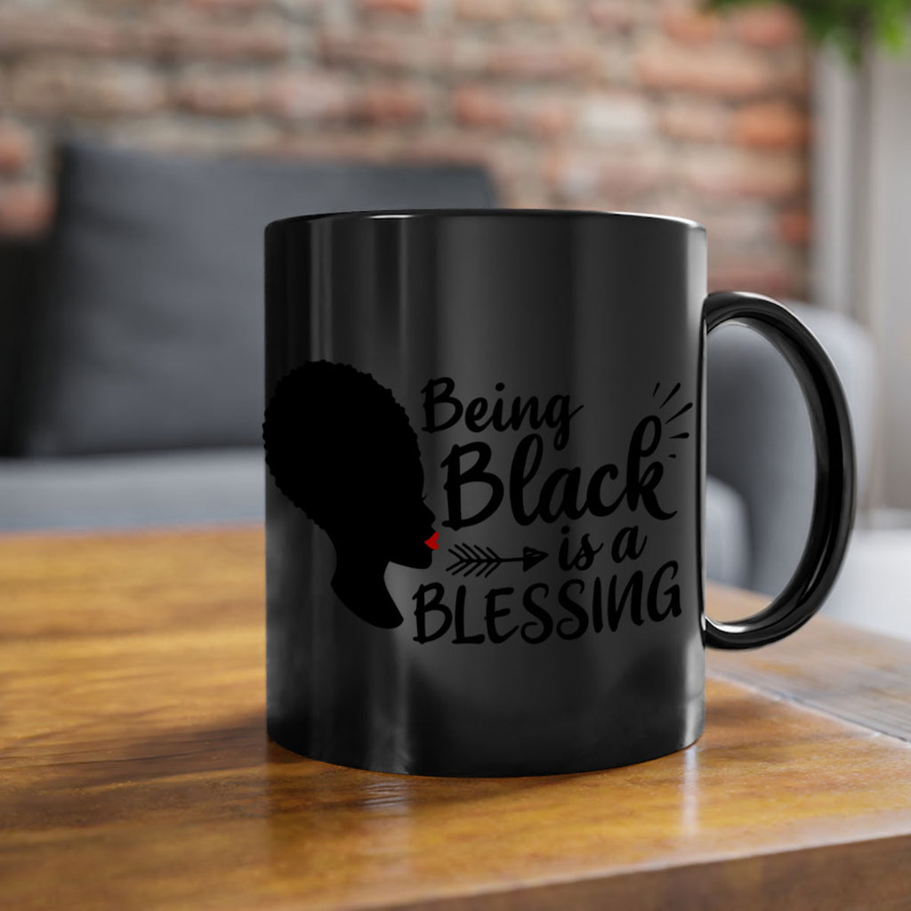 being black is a blessing Style 63#- Black women - Girls-Mug / Coffee Cup