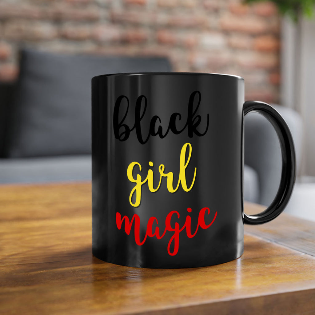 black girl magic color 246#- black words - phrases-Mug / Coffee Cup