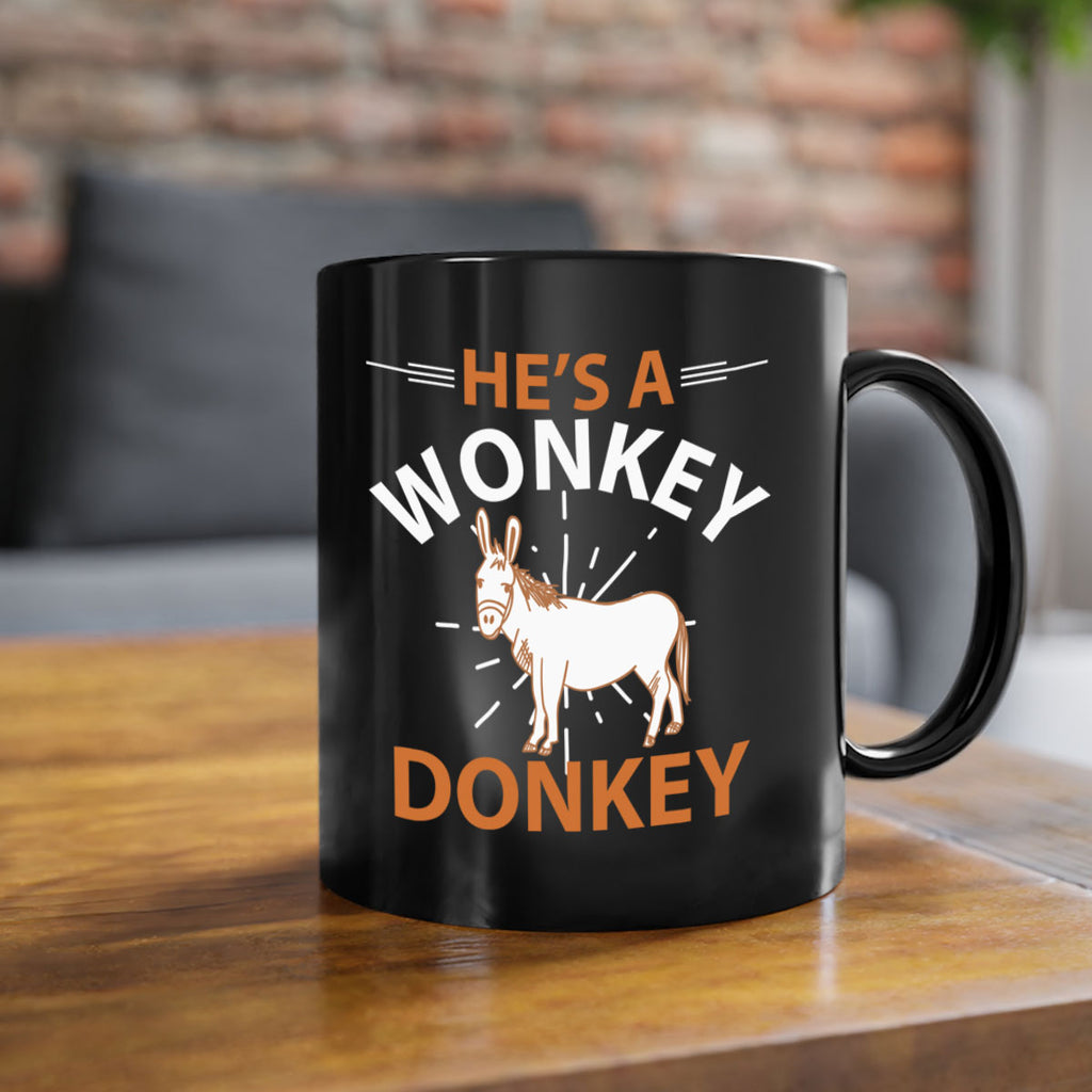 he’s a wonky donkey Style 4#- Donkey-Mug / Coffee Cup