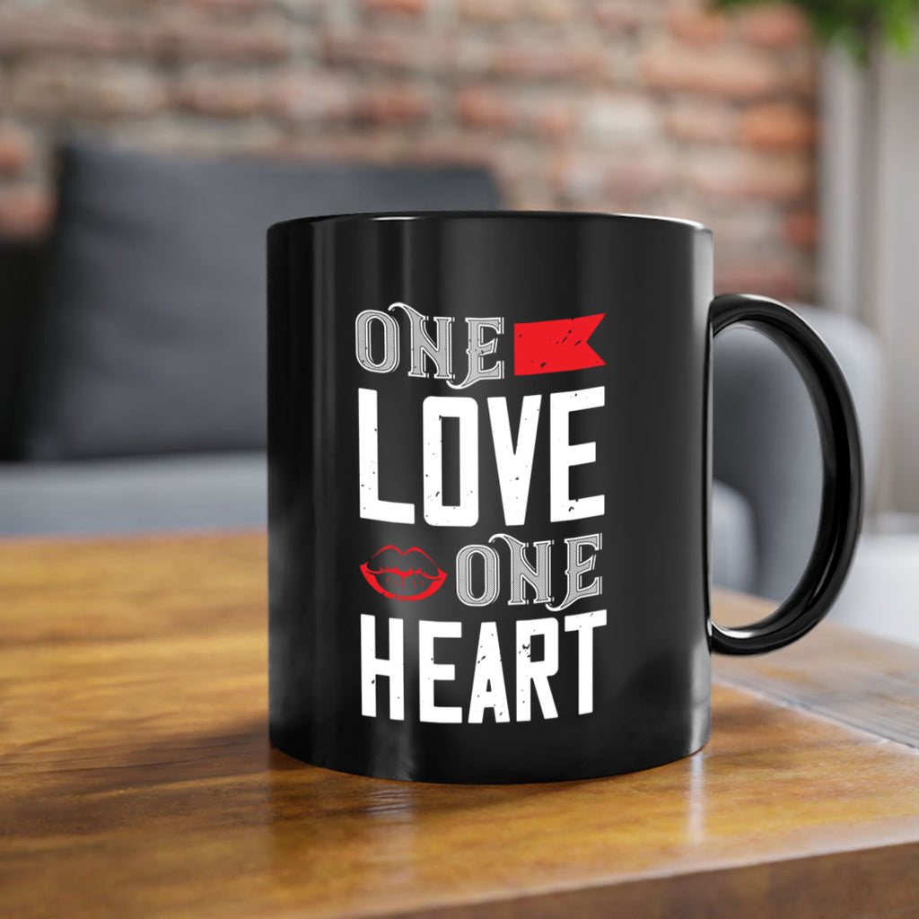 one love one heart 32#- valentines day-Mug / Coffee Cup