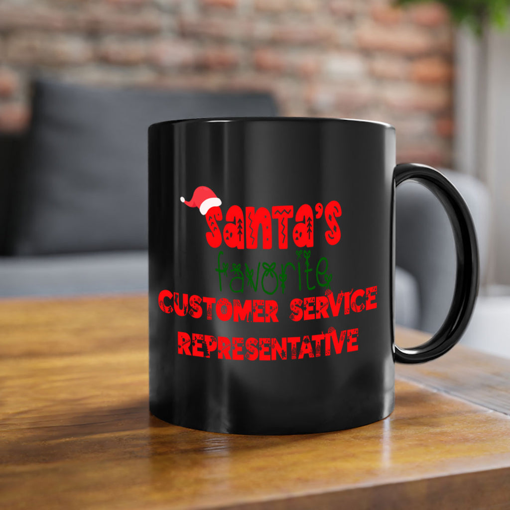 santas favorite customer service representative style 762#- christmas-Mug / Coffee Cup