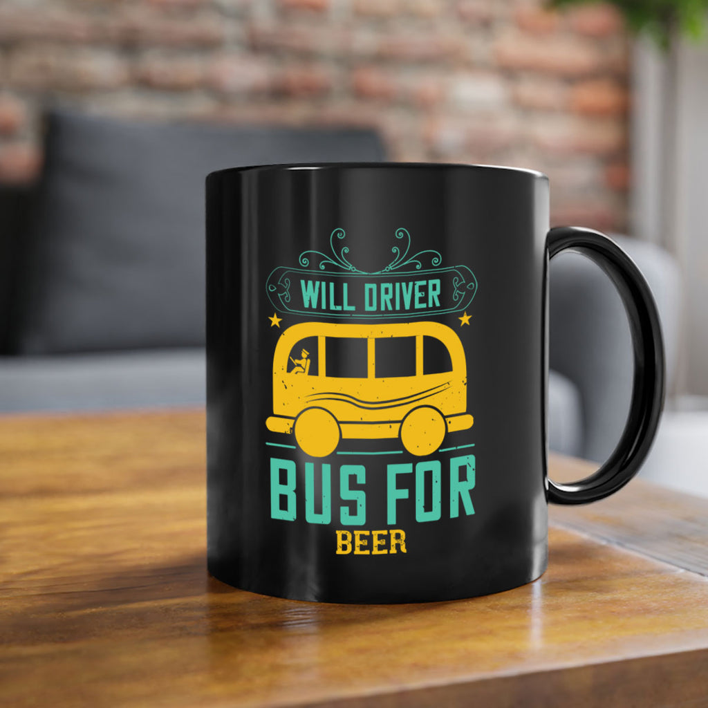 will driver bus for beer Style 6#- bus driver-Mug / Coffee Cup
