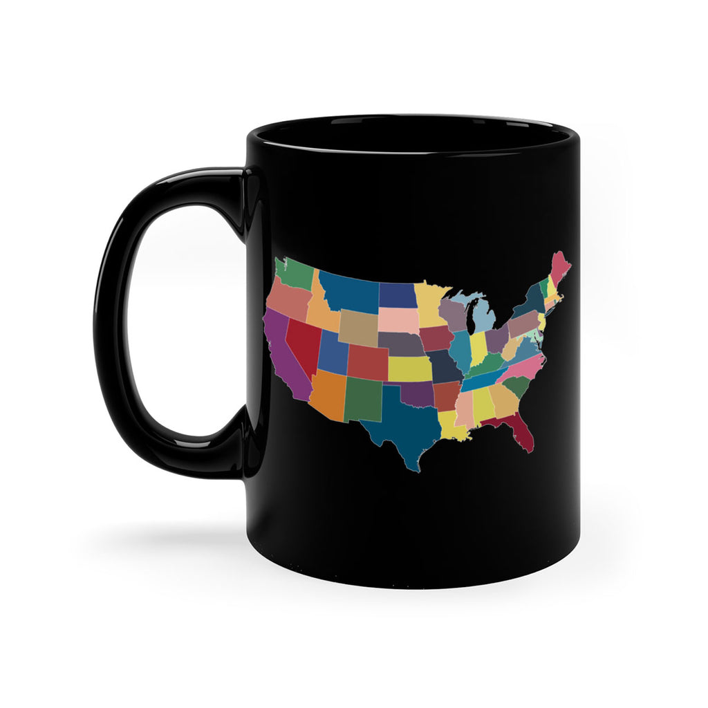 Separate Color Map Style 73#- 4th Of July-Mug / Coffee Cup